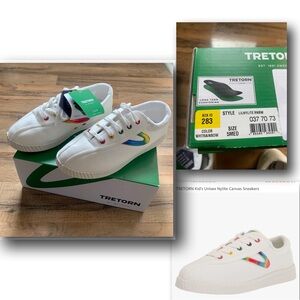 Tretorn  Nylite Canvas Sneakers 5Y converts to Women 7